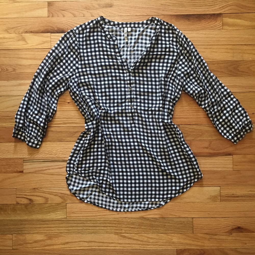 Checkered blouse